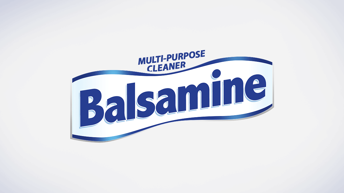 Balsamine multi-purpose cleaner logo design by Pong Lizardo