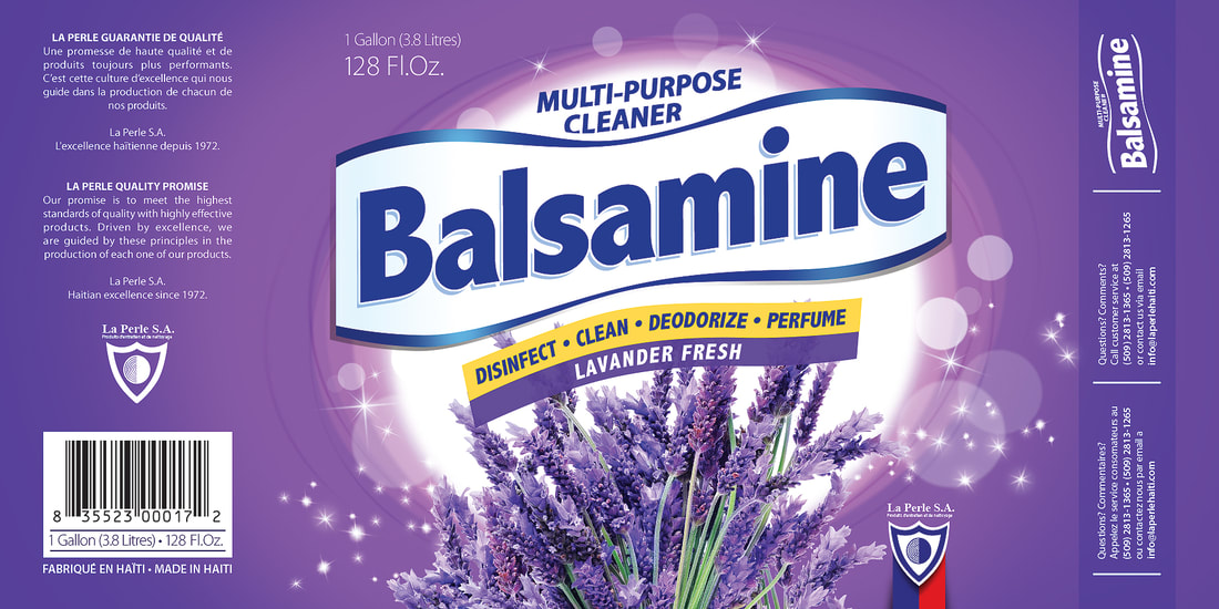 Balsamine multi-purpose cleaner packaging label design by Pong Lizardo