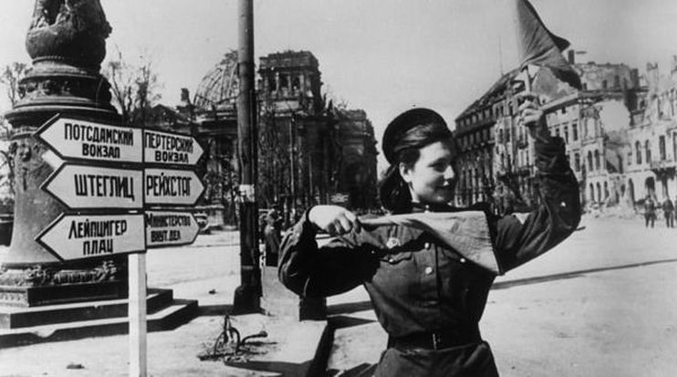 Directing Traffic in Postwar Berlin (1945)