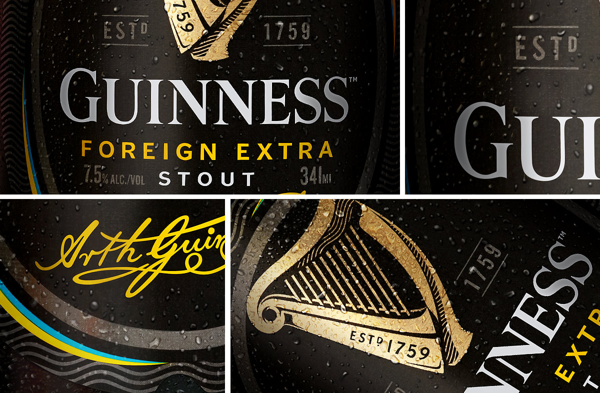 Guinness product photography details by Pong Lizardo