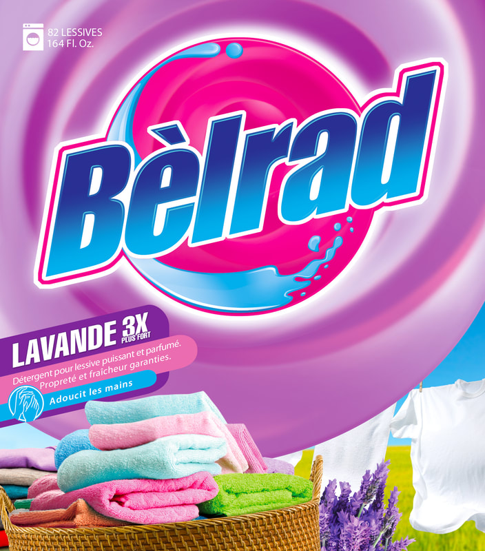 Pong Lizardo - BelRad packaging label design