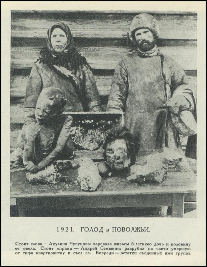 Russia Famine Photo: Cannibalism