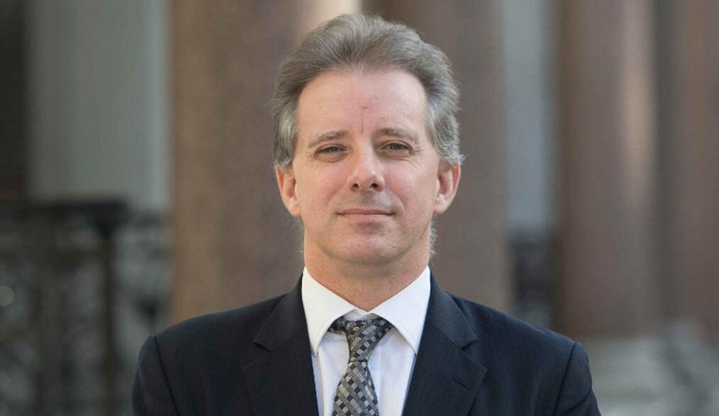 Christopher Steele, former British MI6 agent, author of The Steele Dossier AKA Trump/Russia Dossier