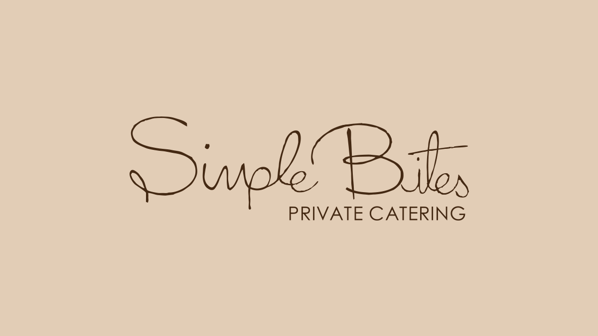 Simple Bites Catering font choice by Pong Lizardo