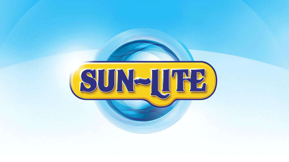 Sun-Lite logo design by Pong Lizardo